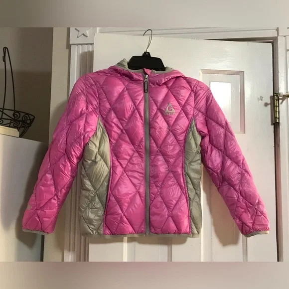 Gerry Weber Jackets Coats Gerry Quilted Pink Gray Puffer